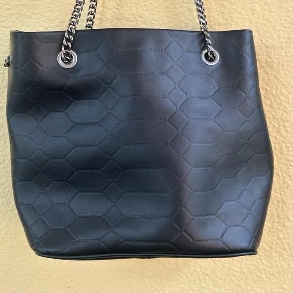 Aimee Kestenberg Black Quilted Leather Convertible Chain Crossbody Bag EUC! - Picture 2 of 15